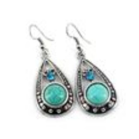 $50 for a set Turquoise Owl Bracelet $29.95 Turquoise Earrings $19.95 - Picture 13 of 14